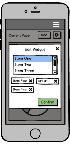 Temperature home wireframe #1