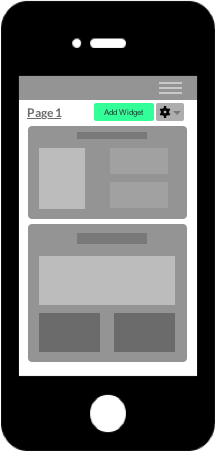 Mobile home wireframe